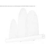 LED wall lamp made of steel and glass Thenon