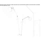 Steel LED wall lamp with a swing arm Senija