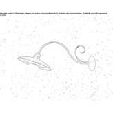 Wall lamp with a fixed arm Cenade