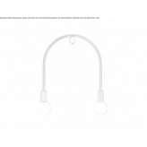 Brass LED wall lamp Krynki