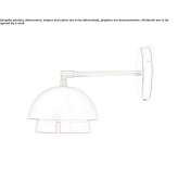 Wall lamp with a fixed arm Bultei
