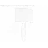 LED fabric wall lamp Karine