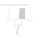 LED wall lamp with a swing arm Millis