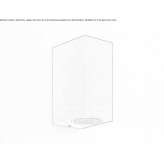 Dimmable outdoor LED wall lamp, zinc Sisteron