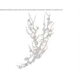 LED wall lamp handmade of bronze Valko