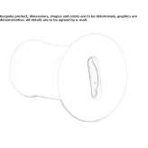 Powder-coated LED aluminum wall lamp Iitti