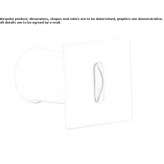 Powder-coated LED aluminum wall lamp Bandirma