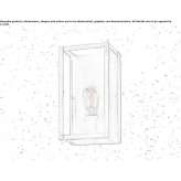 Żelazna lampa ścienna Royalton