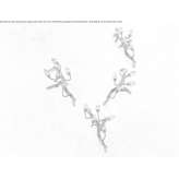 LED wall lamp handmade of bronze Gouvieux