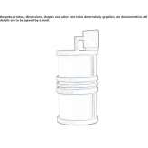 Metal LED wall lamp Cabot