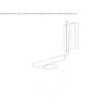 Metal LED wall lamp Tacir