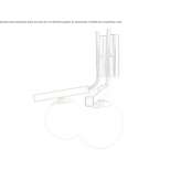 Metalowy kinkiet LED Tacir