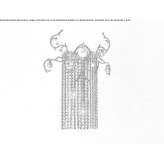 Halogen bronze wall lamp with crystals Vialfre