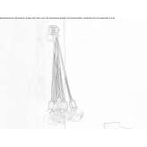 Wall lamp made of glass and steel Weyer