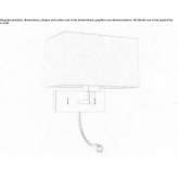 Steel LED reading lamp Zamostia