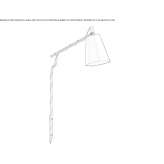 Adjustable wall lamp Jumet