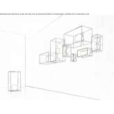 LED wall lamp made of glass and steel Buia