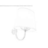 Fabric wall lamp Montfrin