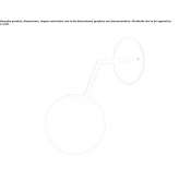 Wall lamp with a fixed arm Cascavel