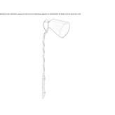 Adjustable wall lamp Jumet