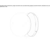 Glass wall lamp Bultei