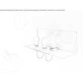 Steel wall lamp Walheim