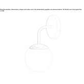 Kinkiet ze stałym ramieniem Cascavel