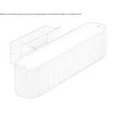 Iron LED wall lamp Ibrany