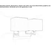 Textile wall lamp with a metal fixed arm Ccuntuma