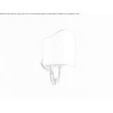 Textile wall lamp for the bathroom Beltran