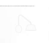 Powder-coated aluminum wall lamp Prescott