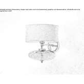 Wall lamp made of blown glass Zabludow