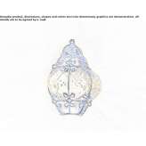 Murano glass wall lamp Paterno
