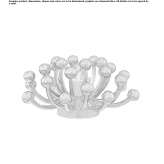 Metal wall lamp Jedwabne