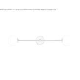Brass LED wall lamp Dabeiba