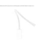 Steel LED reading lamp Pochuta