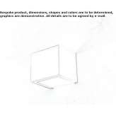 Plaster wall lamp Gueydan