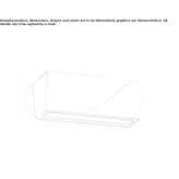 Gipsowa lampa ścienna Velleron