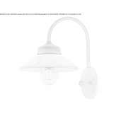Ceramic wall lamp with a fixed arm Weinburg