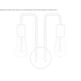 Metal wall lamp Holliday