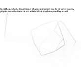 Plaster LED wall lamp Opio