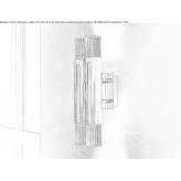 Metal wall lamp Beynes
