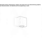 Aluminum LED wall lamp Bufleben