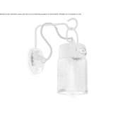 Ceramic wall lamp with a fixed arm Salcia