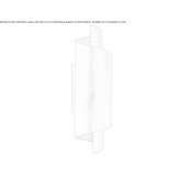 Mosiężna lampa ścienna Pinseque
