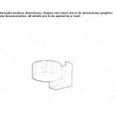 Anodized aluminum wall lamp Mortier