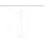 Gipsowa lampa ścienna Copalau