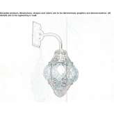 Murano glass wall lamp Paterno