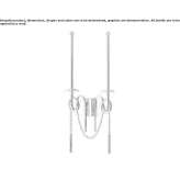 Steel LED wall lamp Gadinti