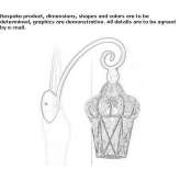 Murano glass wall lamp Bakio